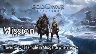 God of War Ragnarök Mission Travel to Tyr's Temple in Midgard, when ready screenshot 4