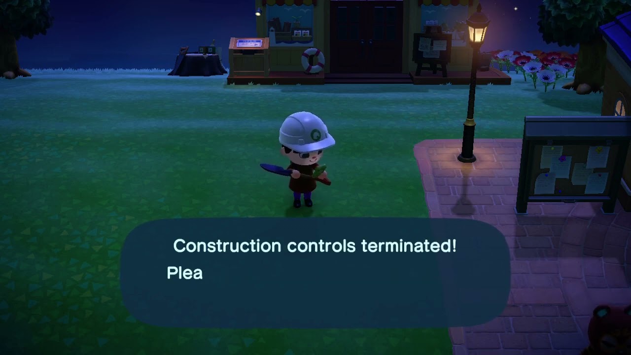 Island Designer App shutdown sequence [ANIMAL CROSSING NEW HORIZONS]