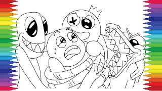 Roblox Rainbow Friends Coloring Page