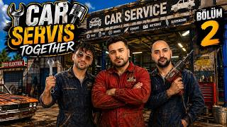 3 KİŞİ 1 TAMİRHANE = KAOS! 💥 | Car Service Together #2