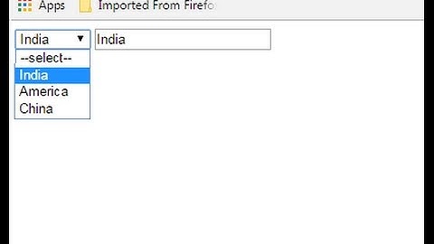 dropdown change event using jquery