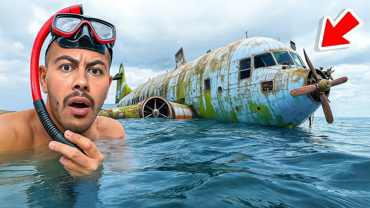 UÇAK BATIĞI ENKAZINA DALDIM!!