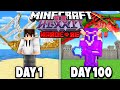 I Survived 100 DAYS in Minecraft Hexxit 2 HARDCORE.. Here&#39;s What Happened..