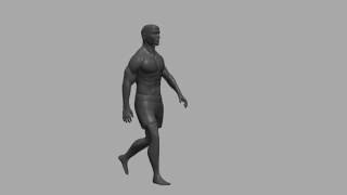 Game Animation - Locomotion Human Walk Foward Loop ( 3ds Max and Maya )