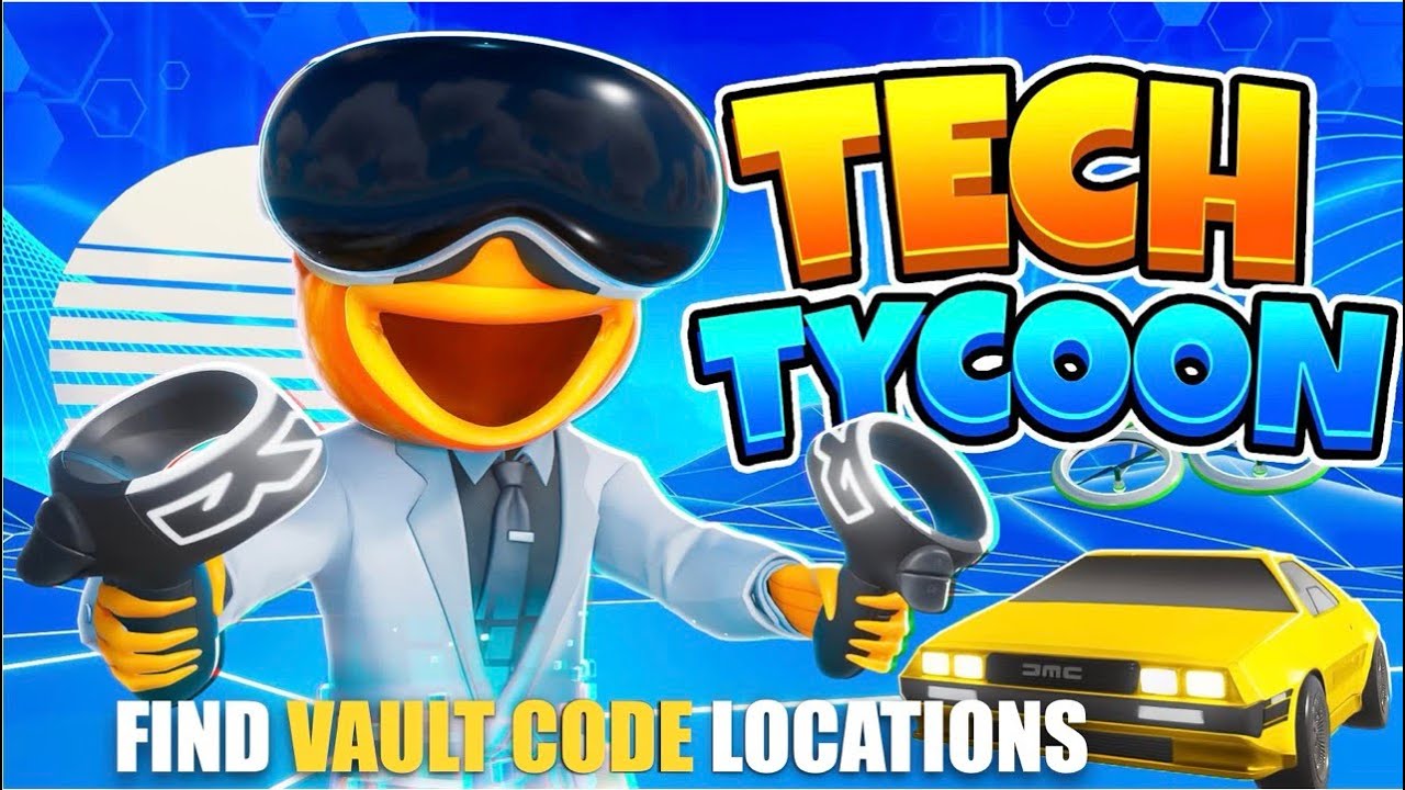 TECH TYCOON MAP FORTNITE CREATIVE - FIND VAULT CODE LOCATIONS