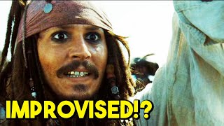 Jack Sparrow's Iconic Improvised Scenes #shorts Resimi