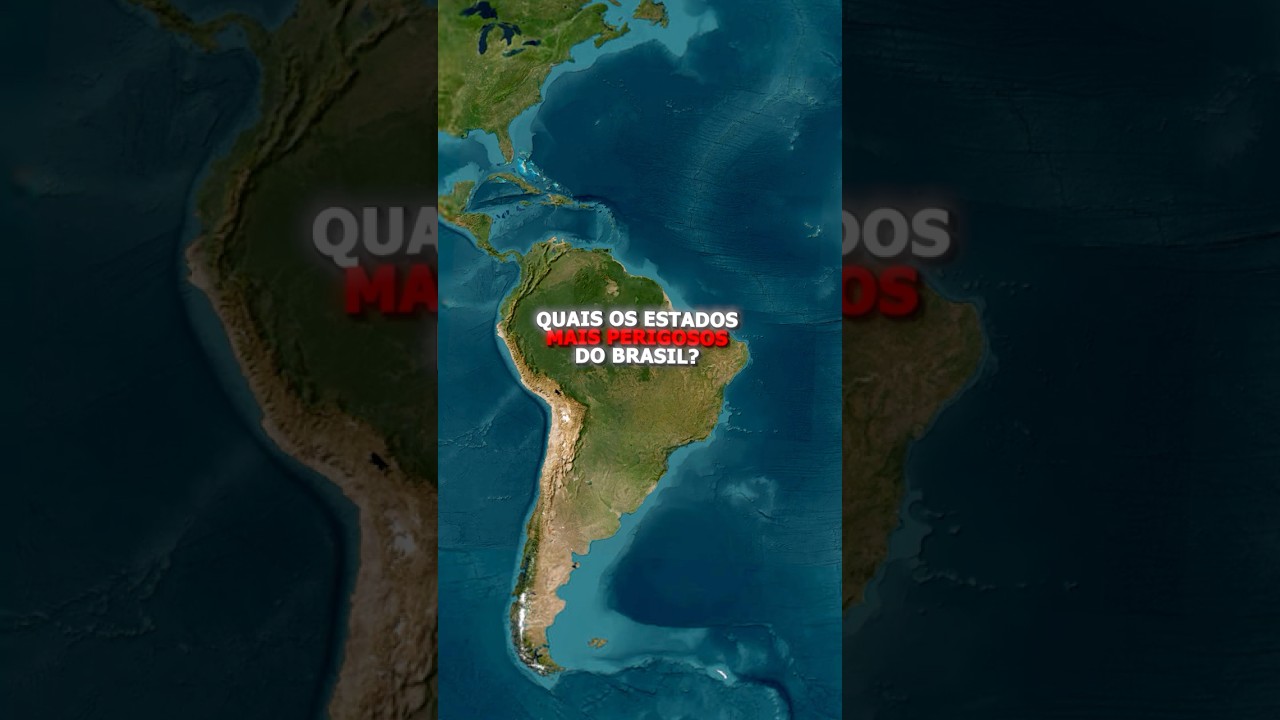 Quais são os estados mais perigosos do Brasil? #geografia #mapas #brasil #curiosidades #viral