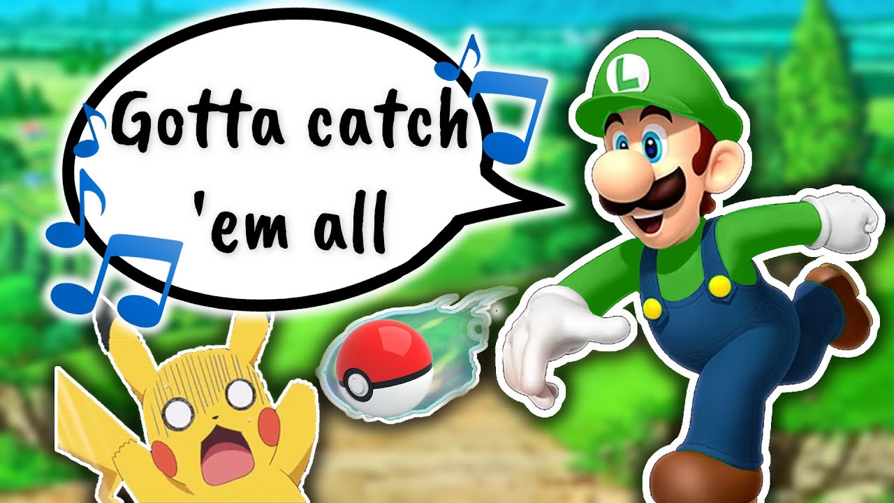 Luigi sings the Pokémon Theme (AI cover)🍤 (reupload)