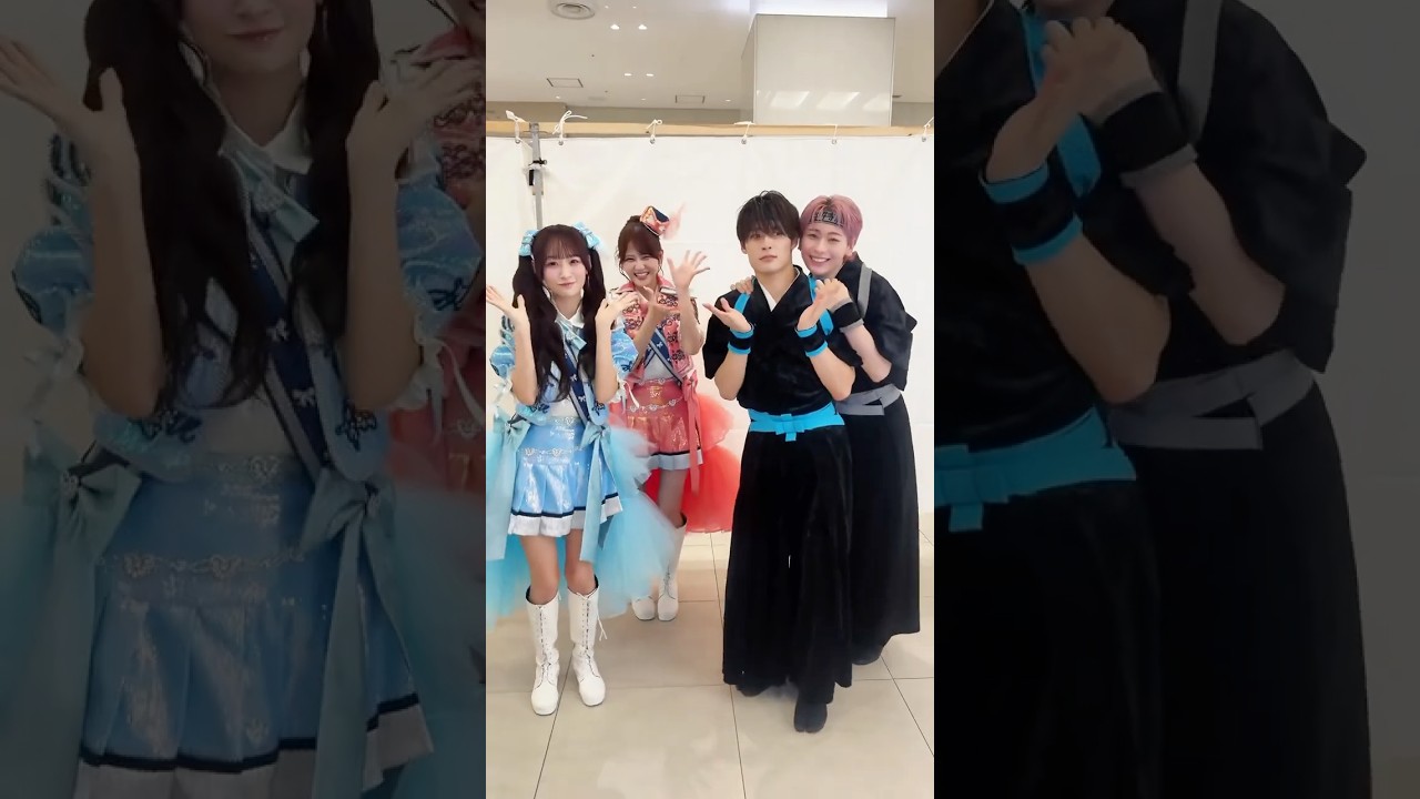 超特急 の シューヤ さん アロハ さんと 「お姫様の作り方 」を 撮影させていただきました🚅✨ ありがとうございました☕️*.+ﾟ#イコラブ 🩵音嶋莉沙 ❤️髙松瞳