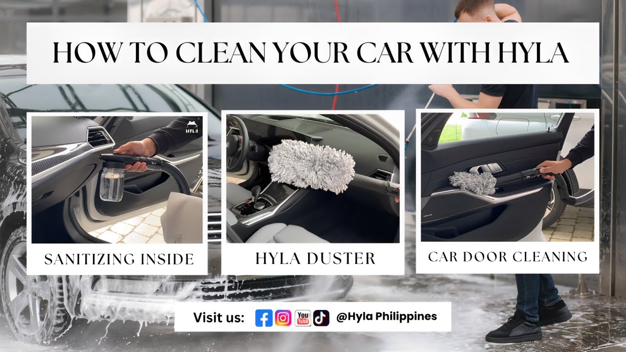 How to deep clean your car with Hyla Est Defender | Hyla Philippines