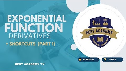 Exponential  Function Derivative + Shortcut method(PART 1)#differentiation#shortcut  #uniport#viral