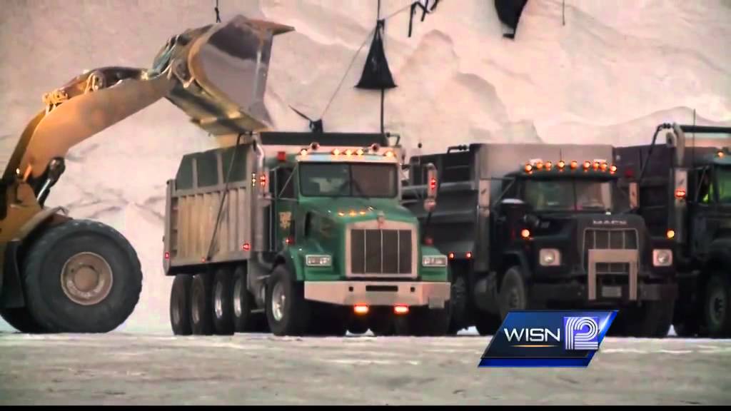 Salt truck drivers line up early at Port of Milwaukee YouTube