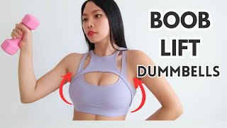 Hourglass body, slim thick, dumbbells (intermediate)  workout video