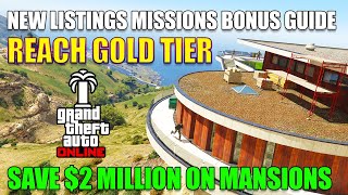 ALL NEW Listings Missions Guide for Mansions DLC, Get Mansion Discounts, FREE Vehicle & Bonus Money