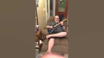 Thumbnail of Metal Dad plays enter sandman
