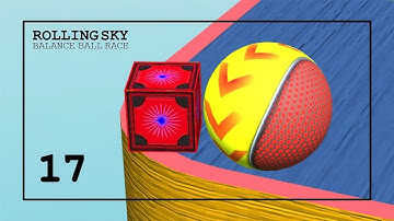 Rolling Sky: Balance Ball Race | Gameplay e.17 | Rolling Balls Thunder Lv.11-15