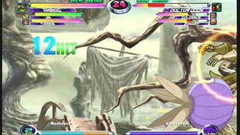 MvC2: Jin (Screen Lock) Tag to Amingo Infinite