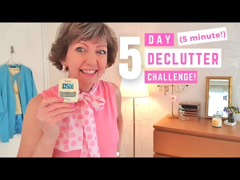 5 Day, 5 Minute Declutter Challenge! Bedroom, Flylady Zone 4, Spring 2022