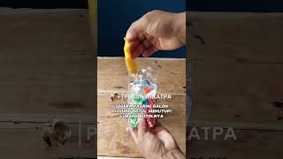 Cara membuat balon gas terbang sendiri dirumah tanpa helium #tutorial #diy #experiment