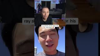 ray shows uncle roger his new hair😭❤️🩹#ray #rakai #fyp #viral #funny