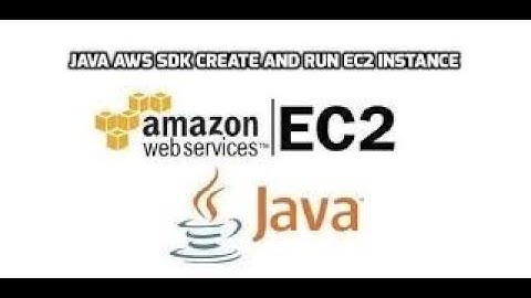 Creating and running EC2 instance using SDK java