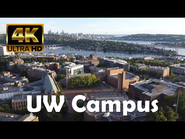 University of Washington | UW | 4K Campus Drone Tour class=