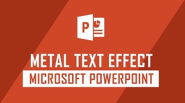 How to Create Metal Text Effect on PowerPoint Presentation | PPT Tips | Tech Pistha