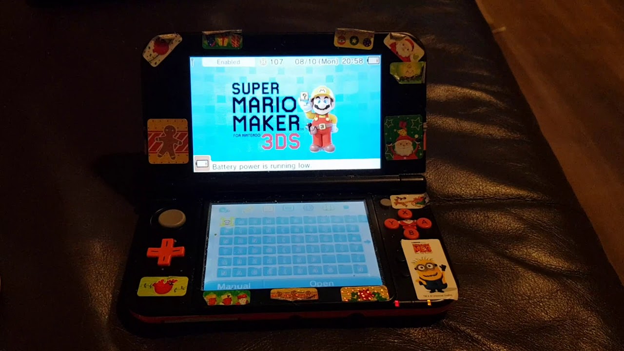 NEW 3ds XL Low Battery YouTube
