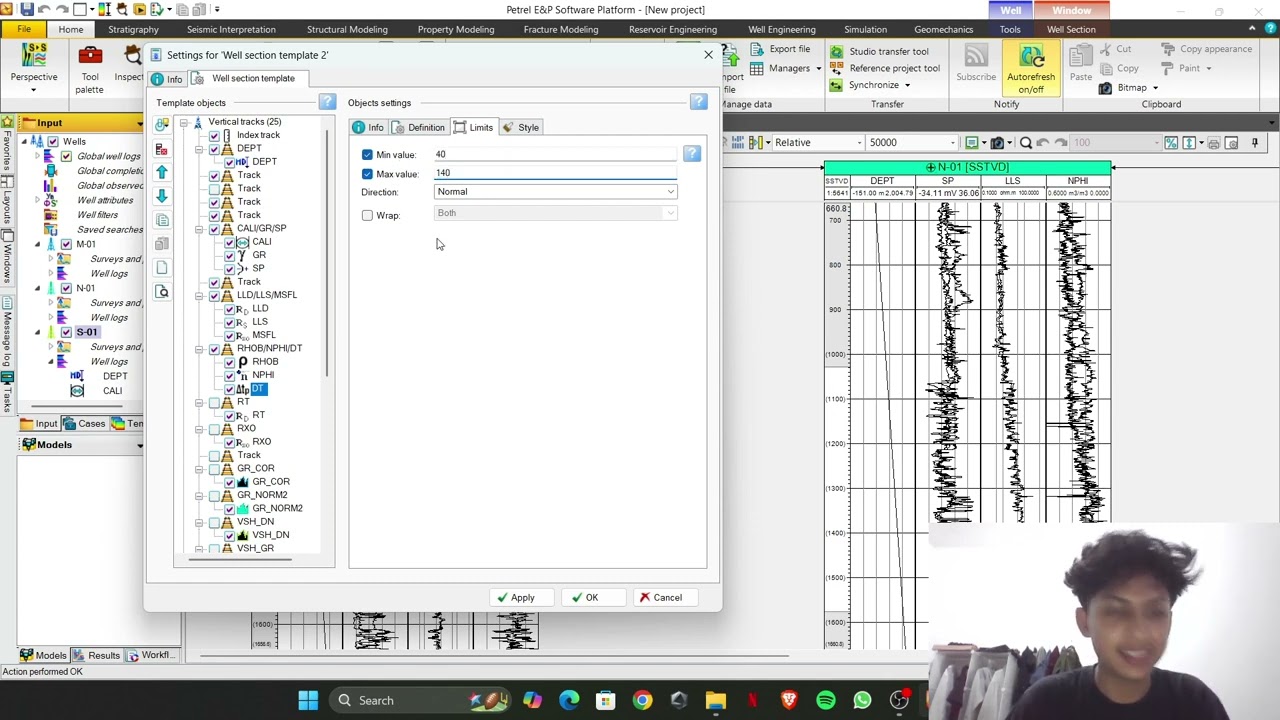TUTORIAL INPUT DATA DAN INTERPRETASI LITOLOGI, FLUIDA, SERTA ZONA PROSPEK MENGGUNAKAN PETREL