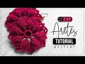 Mandala Monocromática » ☀️  tutorial | como hacer aretes de hilo | diy ● Macrame #211