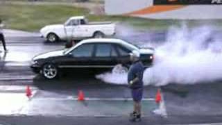 vs commodore burnout at motorplex