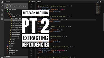 Webpack caching pt 2 - Extracting dependencies