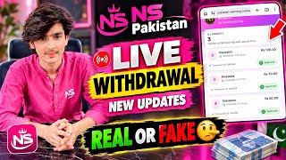 NS Pakistan Earning App New Update | Live Withdrawal | Real or Fake 🤥 screenshot 3