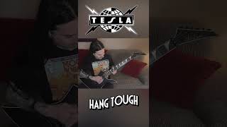 Hang tough! ✊🏻✊🏻 @TeslaVEVO #shorts #guitarsolo