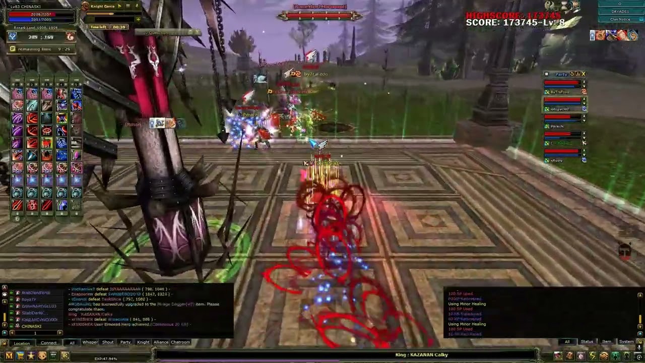 CHINASKI-----DRYADS---UNEX CLAN ---Knight Online