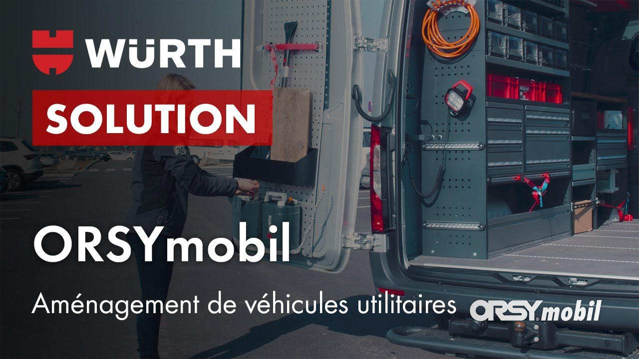 ORSYmobil : solution d'aménagement de véhicules utilitaires - Würth