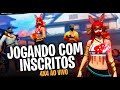 LIVE DE FREE FIRE ❤️ JOGANDO COM INSCRITOS ❤️ LUH FF