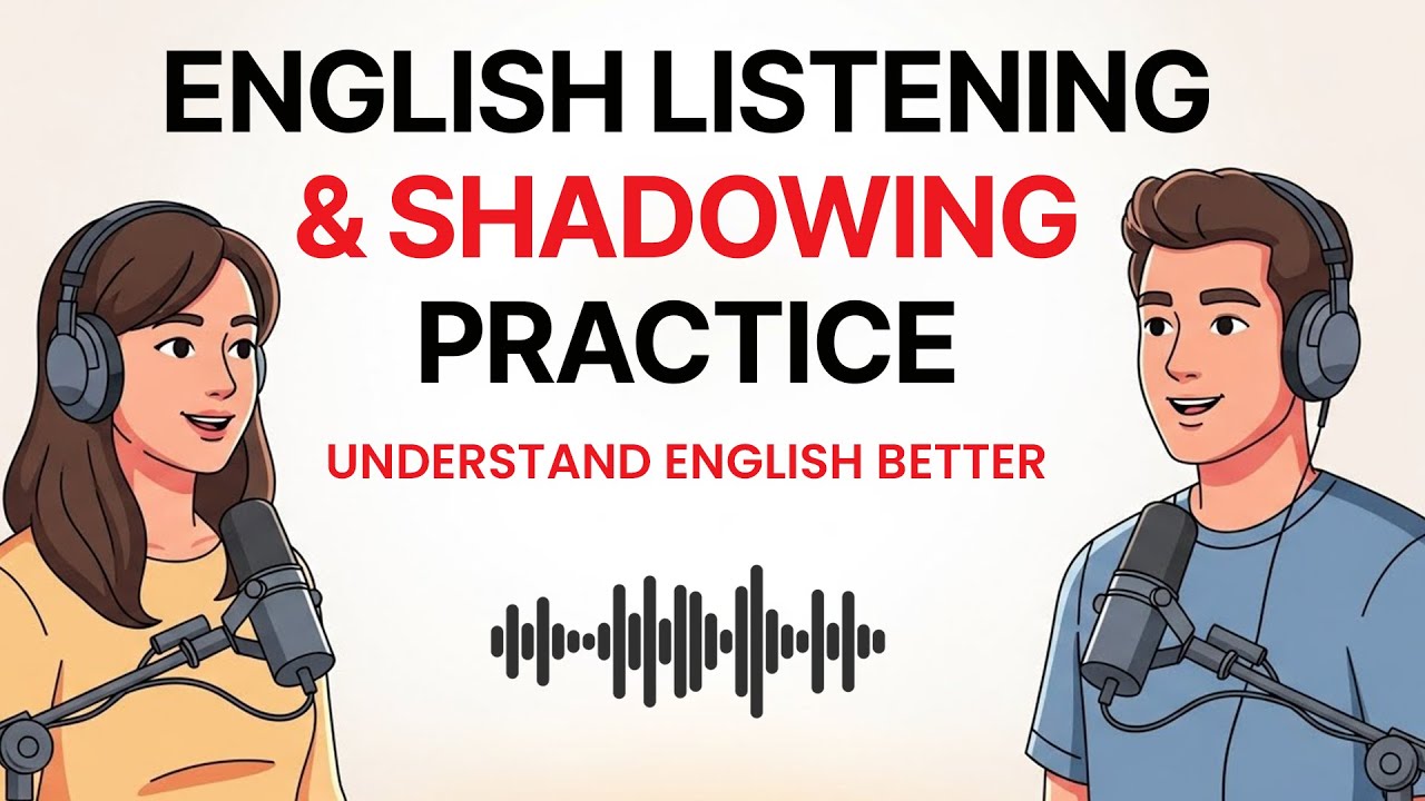 Speak English Naturally Every Day | Slow Listening & Shadowing Practice A1–A2