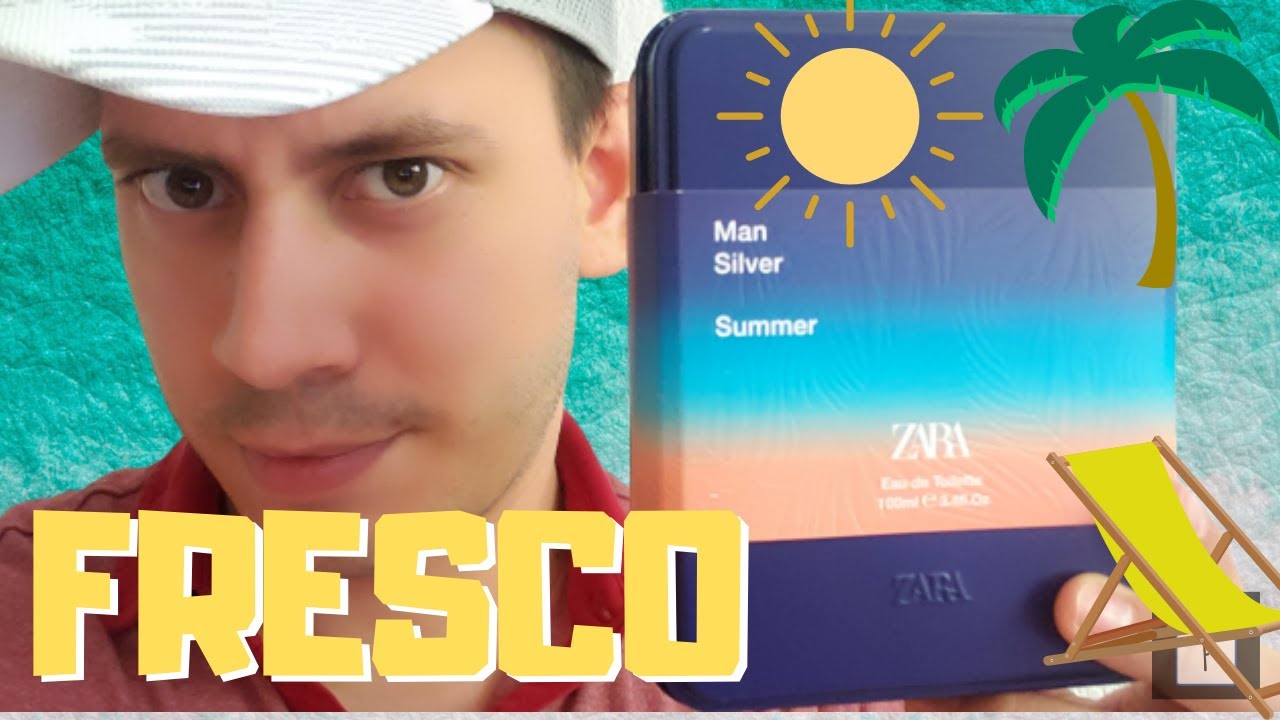 ZARA MAN SILVER SUMMER - FRAGANCIA DE VERANO
