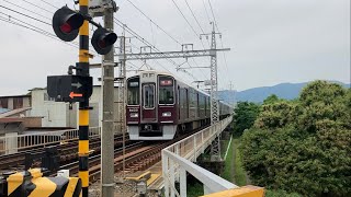 阪急京都線 9300系特急京都河原町行きが通過