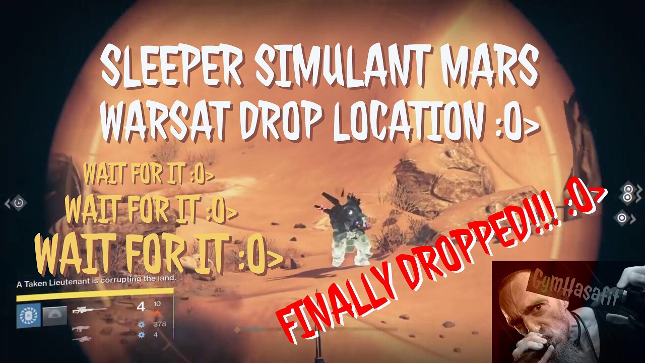 Destiny 1 Sleeper Simulant Quest Defend The Warsat On Mars Location 