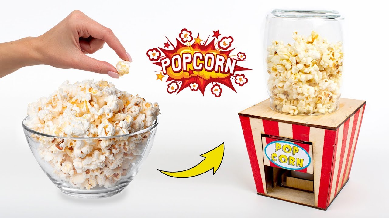 ⁣Как сделать домашний мини-аппарат для попкорна
