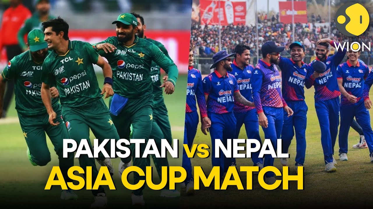 Pakistan vs Nepal Live Asia Cup 2023 Asia Cups first match, Nepals debut WION LIVE