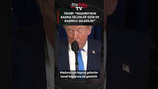 Trump’tan Venezuela’daki Diğer Siyasilere Açık Teit “Maduro’nun Başına Gelenler....”