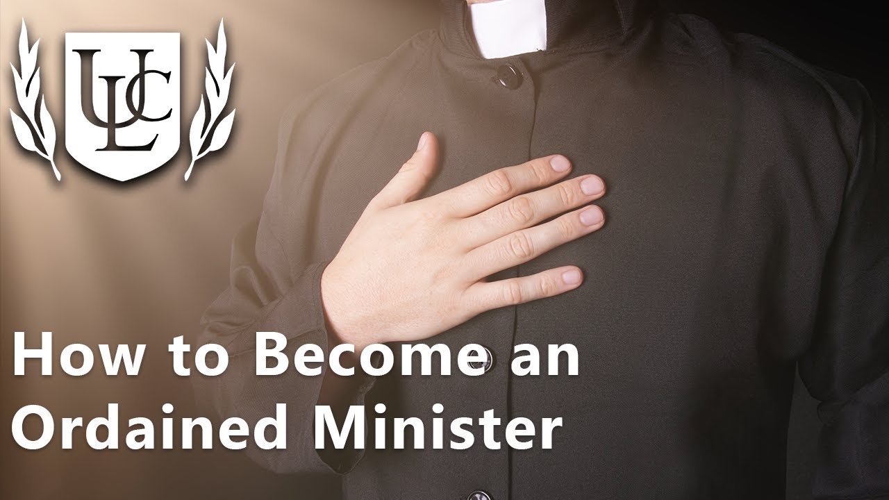 become an ordained minister