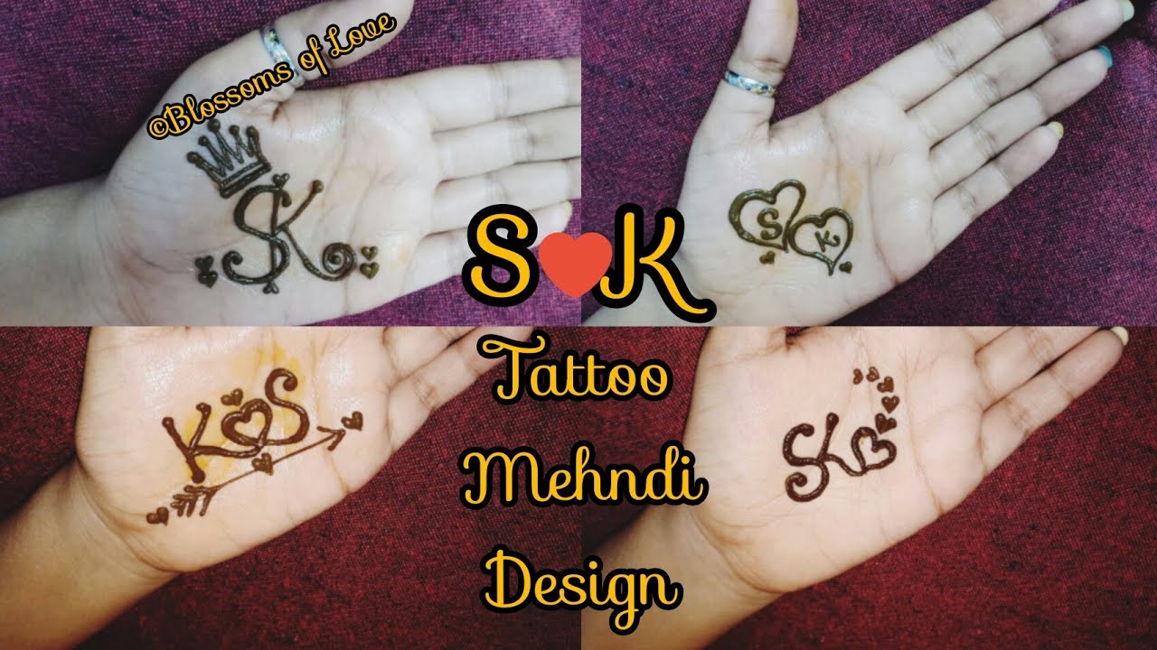 SA SB SH SL SK SM SP tattoo mehendi designs  letest tattoos  design  alphabet   YouTube