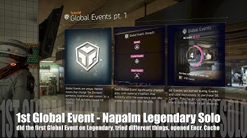 The Division 1.7 - GE Legendary Napalm Solo "Outbreak" - Talking about changes, first impr. etc.