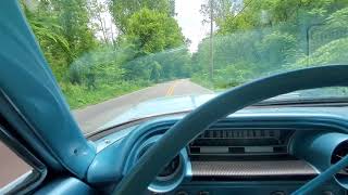 Back roads fun with the heavily built 223 powered 63 Ford 300