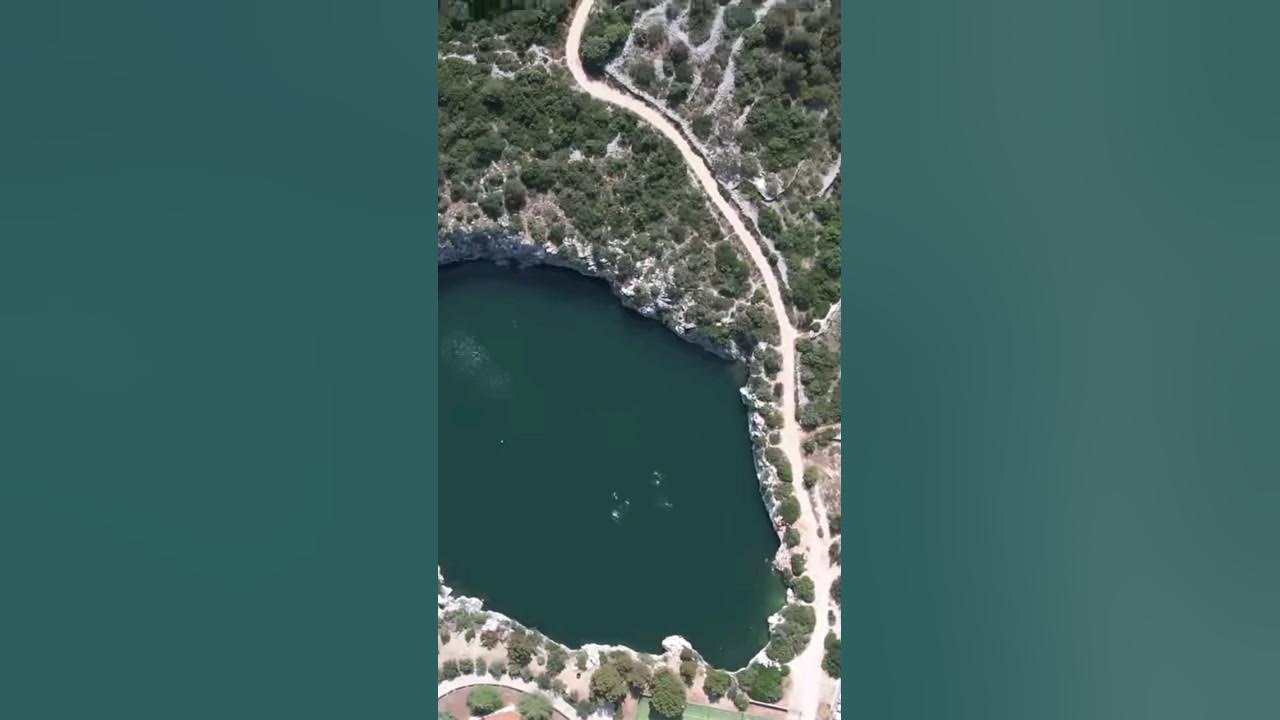 Озеро око на карте