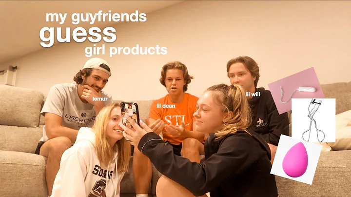 i had my guy friends guess girl products and this is how it went...